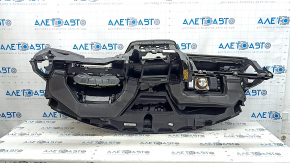 Торпедо передняя панель с AIRBAG VW Tiguan 18-24 черная, с дефлектором, тычка, потерта, ржавый пиропатрон, сломаны крепления