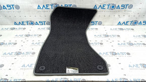 Covoraș față dreapta pentru Audi A4 B9 17-19, material textil, gri, curățabil chimic