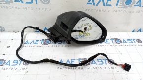 Ansamblu oglindă retrovizoare dreapta pentru Audi A4 B9 20-25, 13 pini, grafit, semnalizator, încălzit, antiorbire automată, memorie, BSM, zgârieturi