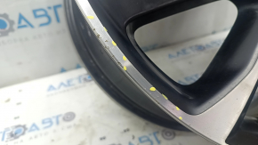 Диск колесный R19 x 7J ET45 Mazda CX-5 22-25 черный с хромом, тип 2, легкая бордюрка
