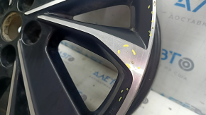 Диск колесный R19 x 7J ET45 Mazda CX-5 22-25 черный с хромом, тип 2, легкая бордюрка