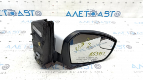 Зеркало боковое правое в сборе Ford Escape MK3 17-19 3 пина, белый YZ