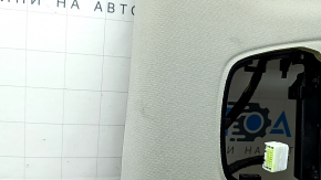 Обшивка потолка Volvo XC90 16-23 под панораму, под 3 ряд, серый, с сетками динамиков и микрофонами, под химчистку, заломы