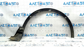 Накладка арки крыла передняя левая Ford Escape MK3 17-19 рест, структура, треснута, после ремонта, надломаны крепления