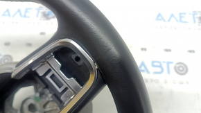 Руль голый Volvo XC90 16-23 кожа черная, без подогрева и лепестков, царапины