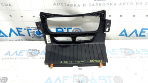 Накладка управления климат-контролем Ford Escape MK3 17-19 черная, царапины
