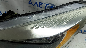 Фара передняя левая Ford Escape MK3 17-19 рест, галоген, светлая, песок, под полировку