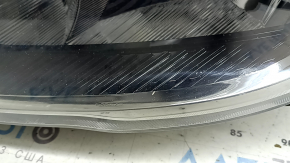 Фара передняя левая Ford Escape MK3 17-19 рест, галоген, светлая, песок, под полировку