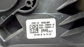 Фара передняя правая Ford Escape MK3 17-19 рест галоген, светлая, песок, надломано крепление