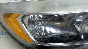 Фара передняя правая Ford Escape MK3 17-19 рест галоген, светлая, песок, надломано крепление