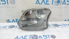Поворотник правый Ford Escape MK3 17-19 рест, белый с птф, песок, сломано крепление