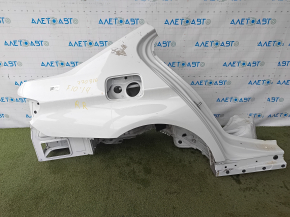 Sfert de aripă spate dreapta BMW 5 F10 11-16 pe caroserie, alb