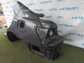 Четверть крыло задняя левая Toyota Camry v40 графит, отпилена, примята, тычки, ржавая