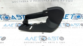 Накладка боковая водительского сидения левая средняя Volvo XC90 16-26 черная, царапины