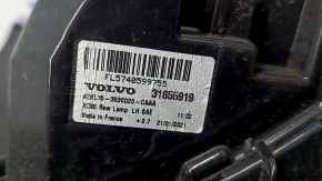 Lampă LED stânga aripă exterioară Volvo XC90 16-23, crăpătură în sticlă