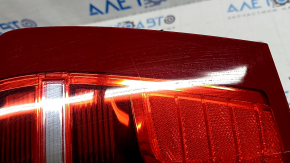 Фонарь внешний крыло правый Volvo XC90 16-26 LED, светлый, царапины, сломано крепление