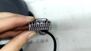Ansamblu oglindă retrovizoare stânga pentru Volvo XC90 16-23, 14+4 pini, semnalizare, încălzită, antiorbire automată, BSM, cameră, grafit, zgârieturi