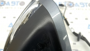 Ansamblu oglindă retrovizoare stânga pentru Volvo XC90 16-23, 14+4 pini, semnalizare, încălzită, antiorbire automată, BSM, cameră, grafit, zgârieturi