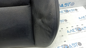 Tapițerie spătar scaun șofer Volvo XC90 16-25, piele neagră, încălzită, curățabilă chimic, cutată