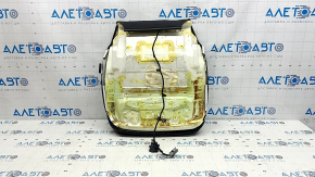 Tapițerie scaun șofer Volvo XC90 16-25, piele neagră, încălzită, curățabil chimic, zgârieturi, îndoită