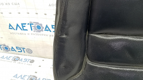 Tapițerie scaun șofer Volvo XC90 16-25, piele neagră, încălzită, curățabil chimic, zgârieturi, îndoită