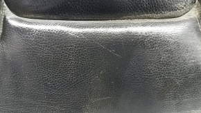 Tapițerie scaun șofer Volvo XC90 16-25, piele neagră, încălzită, curățabil chimic, zgârieturi, îndoită