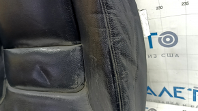 Tapițerie scaun șofer Volvo XC90 16-25, piele neagră, încălzită, curățabil chimic, zgârieturi, îndoită