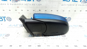 Зеркало боковое левое в сборе Hyundai Tucson 19-21 подогрев, BSM, синий R2U, 7 пинов