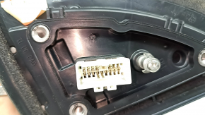 Зеркало боковое правое в сборе Hyundai Tucson 19-21 подогрев, BSM, синий R2U, 7 пинов, полез лак