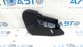 Ornamente laterale scaun pasager dreapta mijloc pentru Volvo XC90 16-25, negre, uzate