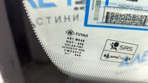 Лобовое стекло Volvo XC90 16-22 подогрев зоны камеры, под камеру и датчик дождя, FUYAO, песок, сломано ребро на кронштейне
