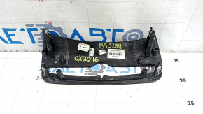 Накладка передней панели центральная нижняя Volvo XC90 16-23 под дерево, глянец, царапины