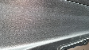 Panou ușă stânga față pentru Hyundai Tucson 19-21, negru, inserție neagră, cotiera din piele neagră, zgârieturi, uzură