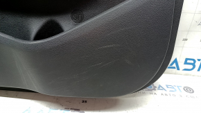 Panou ușă stânga față pentru Hyundai Tucson 19-21, negru, inserție neagră, cotiera din piele neagră, zgârieturi, uzură