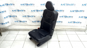 Banchetă spate stânga Volvo XC90 16-22 piele neagră pentru 3 rânduri, necesită curățare, lovită