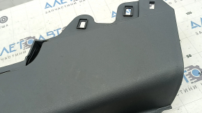 Ornament prag interior spate stânga pentru Audi Q5 8R 09-17, gri închis, zgârieturi