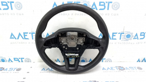 Руль голый Ford Escape MK3 17-19 рест, резина, черный, без кнопок, потерт