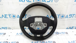 Руль голый Ford Escape MK3 17-19 рест, резина, черный, без кнопок, потерт