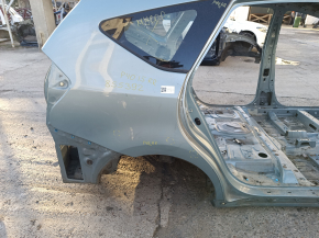 Aripă spate dreapta Toyota Prius V 12-17 pe caroserie, verde, cu proeminențe
