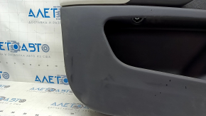 Panou ușă stânga față Tesla Model X 22-25, negru, cu inserție din piele albă, zgârieturi pe plastic, rupturi în piele, elemente de fixare rupte, necesită curățare chimică