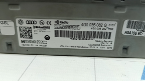 Radio Tuner Audi Q5 8R 09-17 окислена фишка, контакт с водой, рабочий