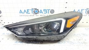 Фара передняя левая в сборе Hyundai Tucson 19-21 галоген с LED Accent
