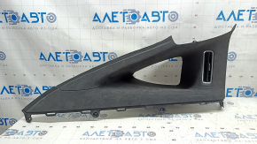 Tesla Model X 22-25 negru, Alcantara, ornamente montan spate stânga sus, zgârieturi