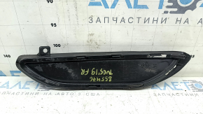 Решетка переднего бампера правая Hyundai Tucson 19-21 структура, песок