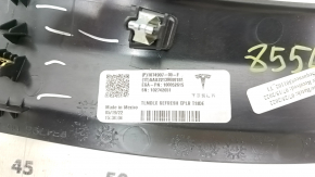 Накладка проема багажника внутренняя левая Tesla Model X 22-26 черная структура, царапины