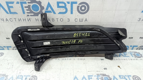 Заглушка ПТФ левая Hyundai Tucson 19-21 структура, песок, надлом
