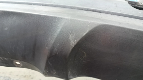 Губа заднего бампера Hyundai Tucson 19-21 цельная, примят, царапины, потерт