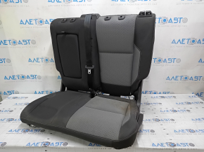 Banchetă spate, rândul 2, stânga, Ford Escape MK3 2017-2019, material textil negru și gri, cu centură, rugină, lovituri, curățare chimică