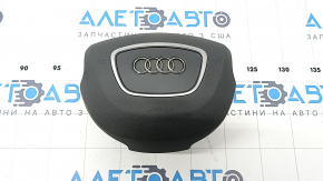 Подушка безопасности airbag в руль водительская Audi Q5 8R 13-17 серая, под 4 спицы, полез хром, под чистку