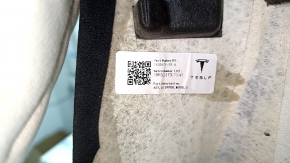 Накладка двери багажника внутренняя Tesla Model X 22-26 черная алькантара, потертости, царапины